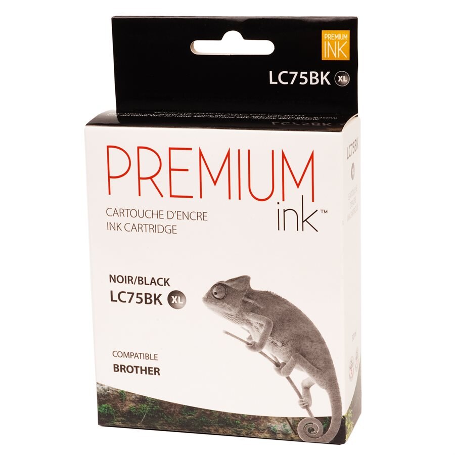 Brother LC75XL Alternative Black Premium Ink